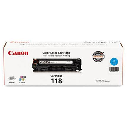 Canon 118 Original Cyan Toner Cartridge, 2661B001AA