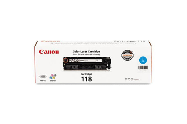 Canon 118 Original Cyan Toner Cartridge, 2661B001AA