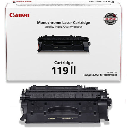 Canon 119II Original Black High Yield Toner Cartridge, 3480B001AA