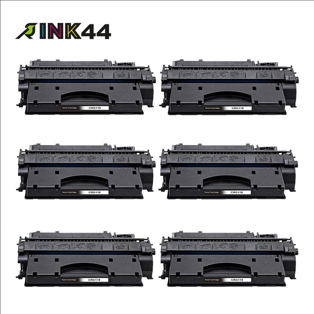 Canon 119 Compatible Black Toner Cartridge, 3479B001, 6 Pack