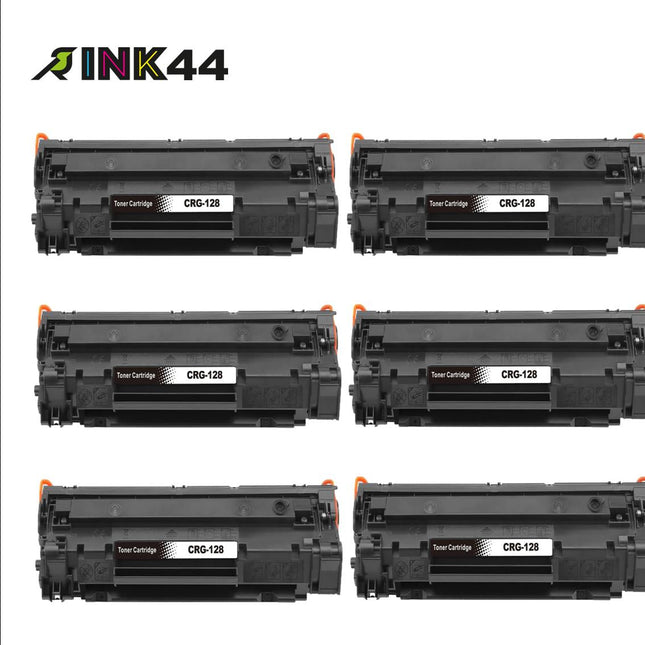 Canon 128 Compatible Black Toner Cartridge, 3500B001AA, 6 Pack