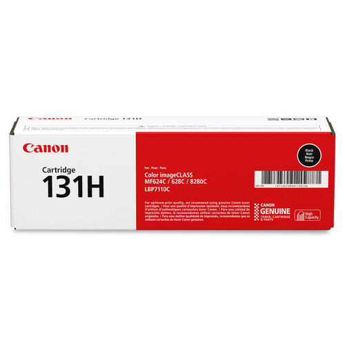 Canon 131H Original Black High Yield Toner Cartridge, 6273B001AA