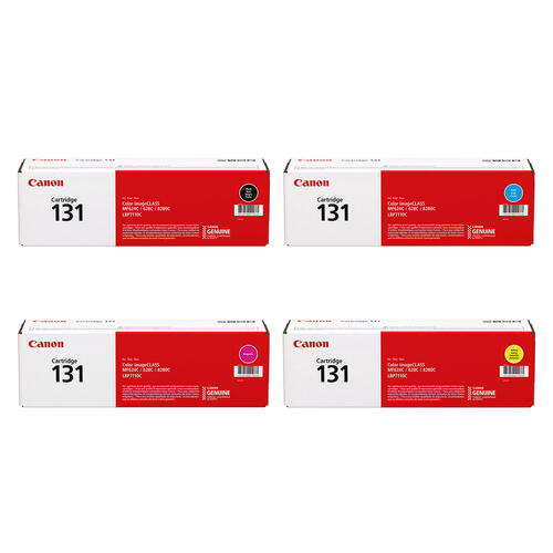Canon 131 Original Toner Cartridge Combo, BK.C.Y.M