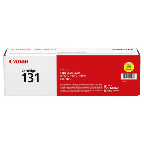 Canon 131 Original Yellow Toner Cartridge, 6269B001AA