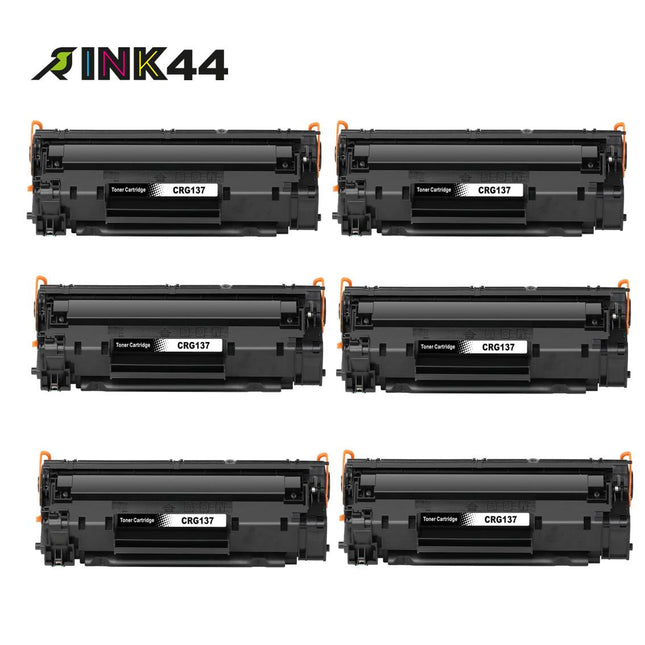 Canon 137 Compatible Black Toner Cartridge, 9435B001, 6 Pack