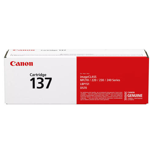 Canon 137 Original Black Toner Cartridge, 9435B001