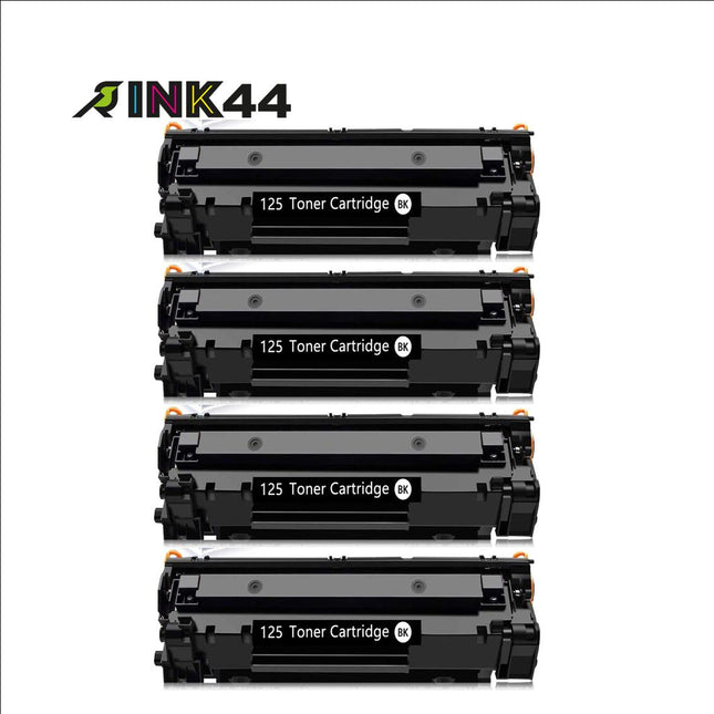 Compatible Canon 125 Black Toner Cartridge (3484B001AA) - 4 Pack