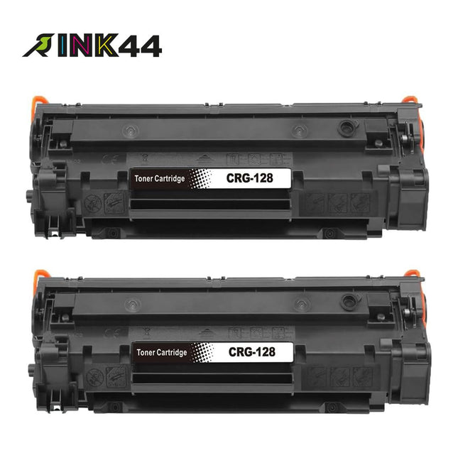 Compatible Canon 128 Black Toner Cartridge (3500B001AA) - 2 Pack