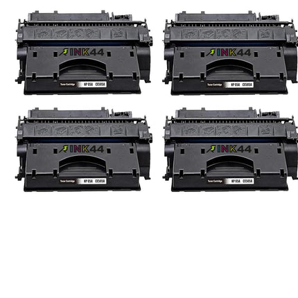 HP 05A CE505A Compatible Black Toner Cartridge, 4 Pack
