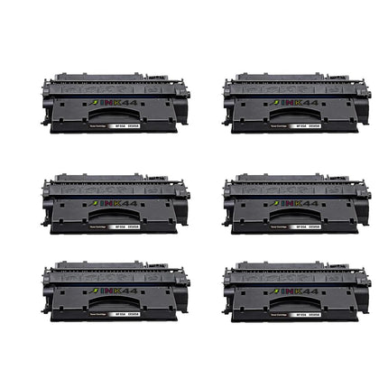 HP 05A CE505A Compatible Black Toner Cartridge, 4 Pack