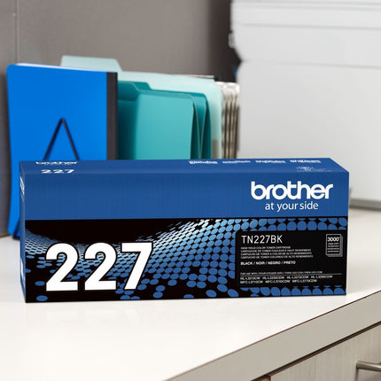 Original Brother TN227BK Black Toner Cartridge  High Yield