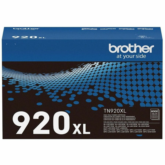 Original Brother TN920XL Black Toner Cartridge High Yield