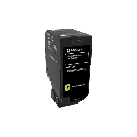 Lexmark 74C10Y0 Original CS720, CS725, CX725 Yellow Return Program Toner Cartridge 3K
