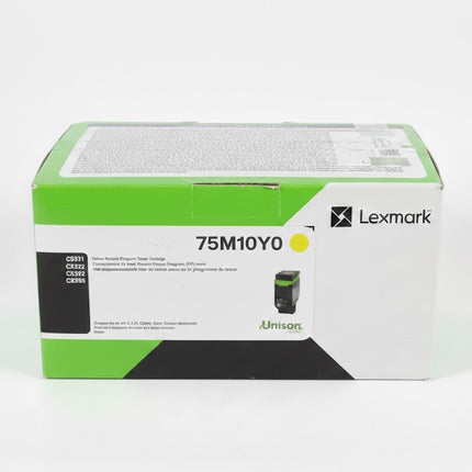 Lexmark 75M10Y0 original yellow toner cartridge