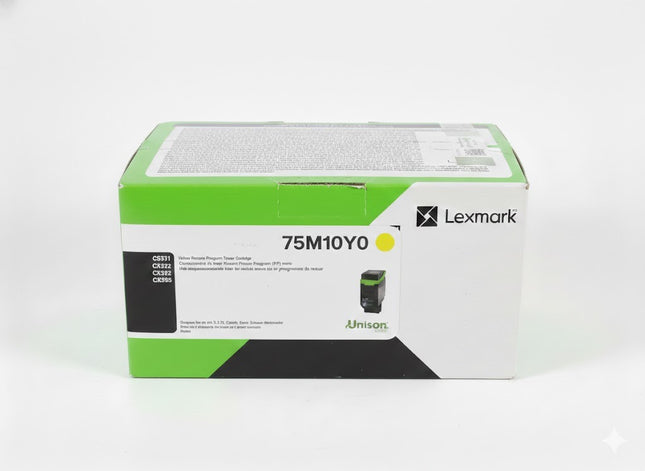 Lexmark 75M10Y0 original yellow toner cartridge