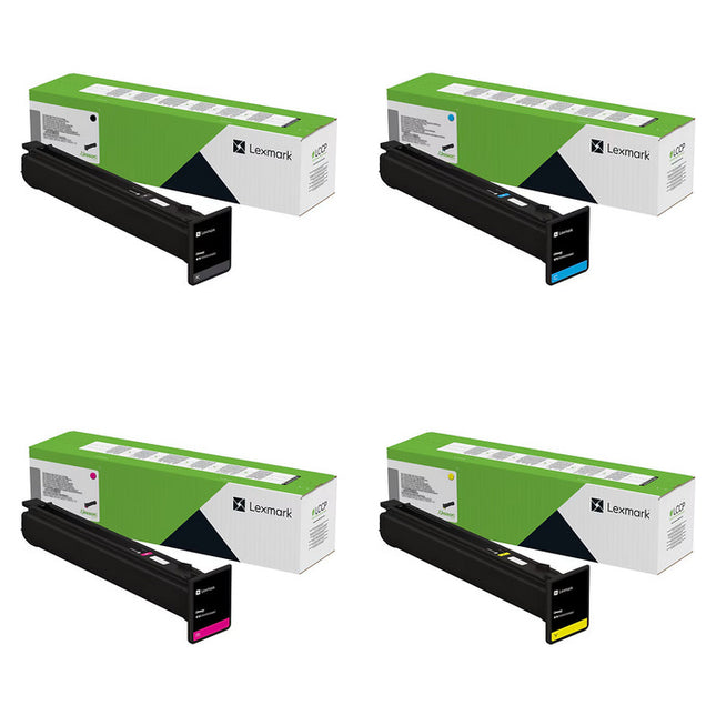 Lexmark 79L1HK0, 79L1HC0, 79L1HM0, 79L1HY0 original high-yield toner 4-pack, black, cyan, magenta and yellow