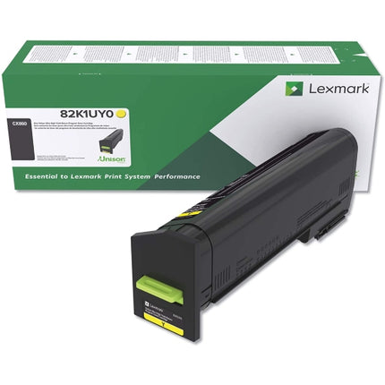 Lexmark 82K1UY0 original yellow ultra-high-yield toner cartridge