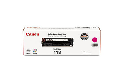 Original Canon 118M  Magenta High Yield Toner Cartridge (2660B001AA)