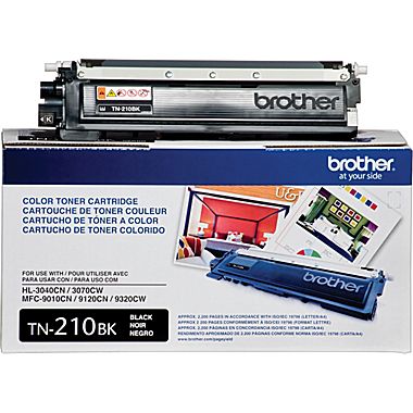 Original Brother TN210BK Black Toner Cartridge