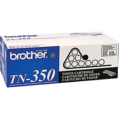 Brother TN350 Original Black Toner Cartridge, Standard Yield