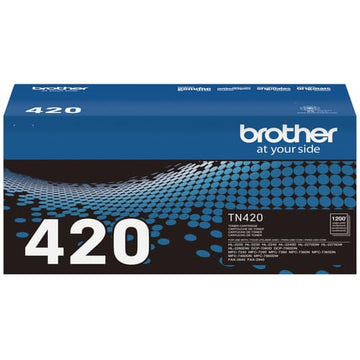 Brother TN420 Original Black Toner Cartridge, Standard Yield