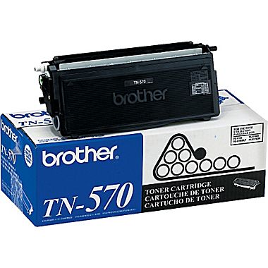 Original Brother TN570 Black Toner Cartridge High Yield