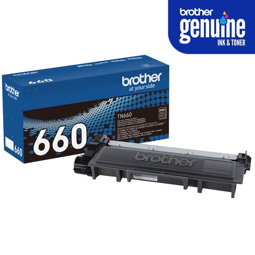 Original Brother TN660 Black Toner Cartridge High Yield