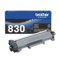 Brother TN830 Original Black Toner Cartridge, Standard Yield