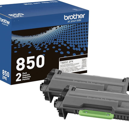 Brother TN8502PK Original Black Toner Cartridge, High Yield, Twin Pack