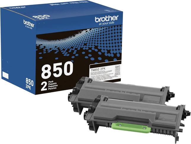 Brother TN8502PK Original Black Toner Cartridge, High Yield, Twin Pack