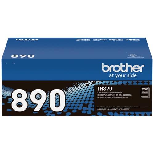 Brother TN890 Original Black Toner Cartridge, Ultra High Yield