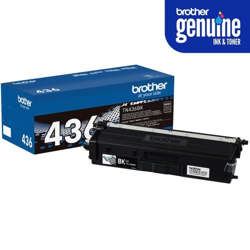 Original Brother TN436BK Black Toner Cartridge Extra High Yield