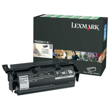 Lexmark T650H11A Original Black T650, T652, T654 High Yield Return Program Toner Cartridge (25,000 Pages)