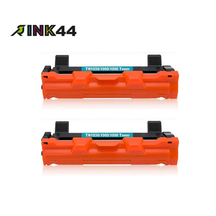 Compatible Brother TN1030 Black Toner Cartridge Standard Yield – 2 Pack