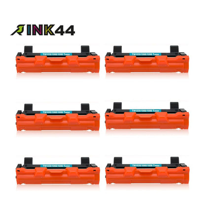Compatible Brother TN1030 Black Toner Cartridge Standard Yield – 6 Pack