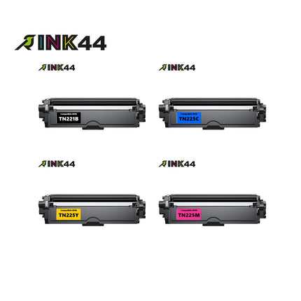 Compatible Brother TN221 BK TN225 C/Y/M High Yield Combo Pack