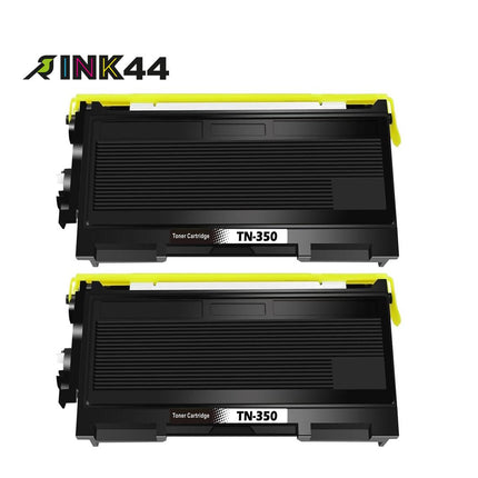Compatible Brother TN350 Black Toner Cartridge Standard Yield – 2 Pack