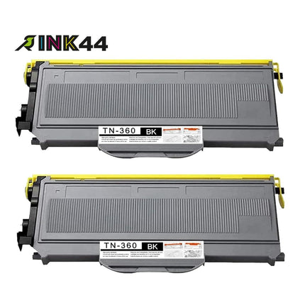 Compatible Brother TN360 Black Toner Cartridge High Yield – 2 Pack