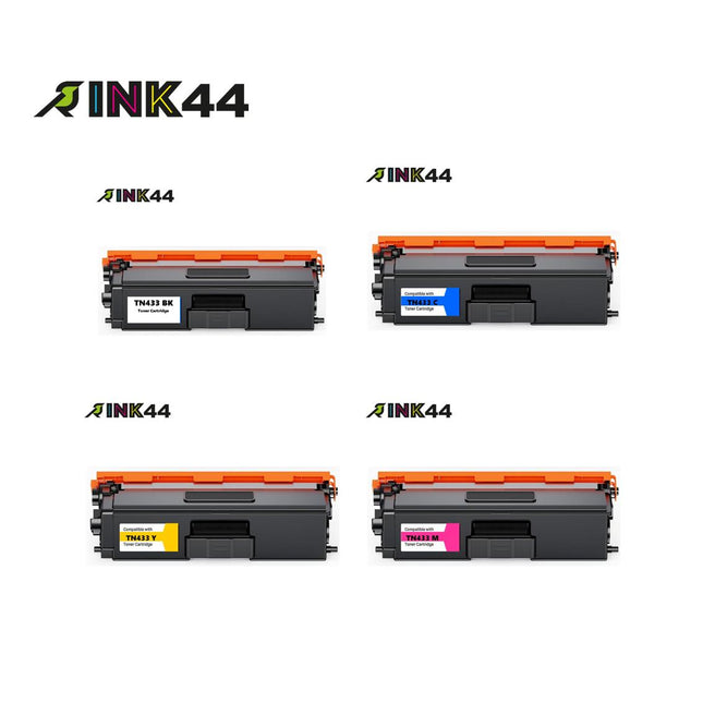 Compatible Brother TN433 BK/C/Y/M Multi Pack