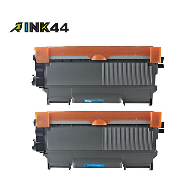 Compatible Brother TN450 Black Toner Cartridge High Yield – 2 Pack