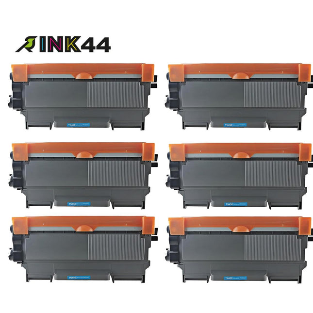 Compatible Brother TN450 Black Toner Cartridge High Yield – 6 Pack
