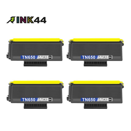 Compatible Brother TN650 Black Toner Cartridge High Yield – 4 Pack