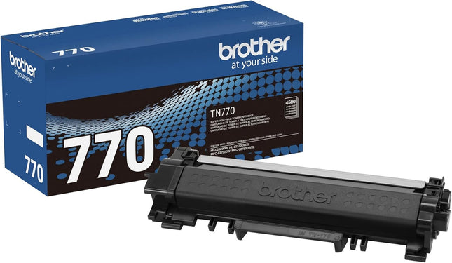 Original Brother TN770 Black Toner Cartridge Super High-Yield