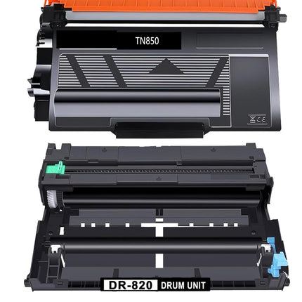 Compatible Brother TN850 Toner DR820 Drum Combo