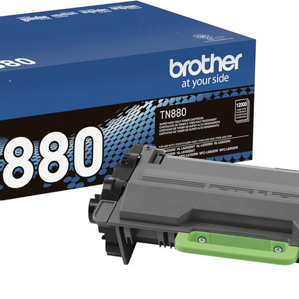 Original Brother TN880  Black Toner Cartridge, Super High Yield