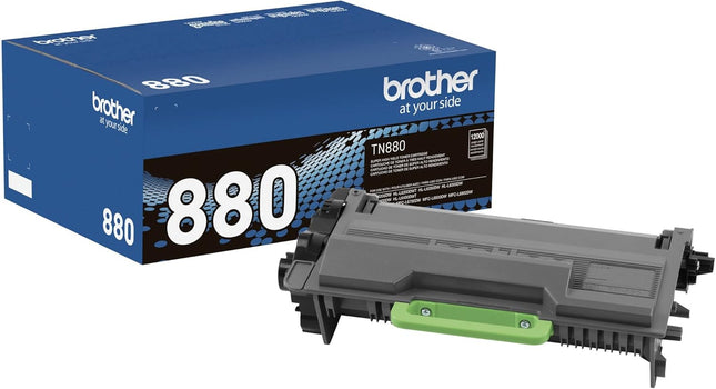 Original Brother TN880  Black Toner Cartridge, Super High Yield