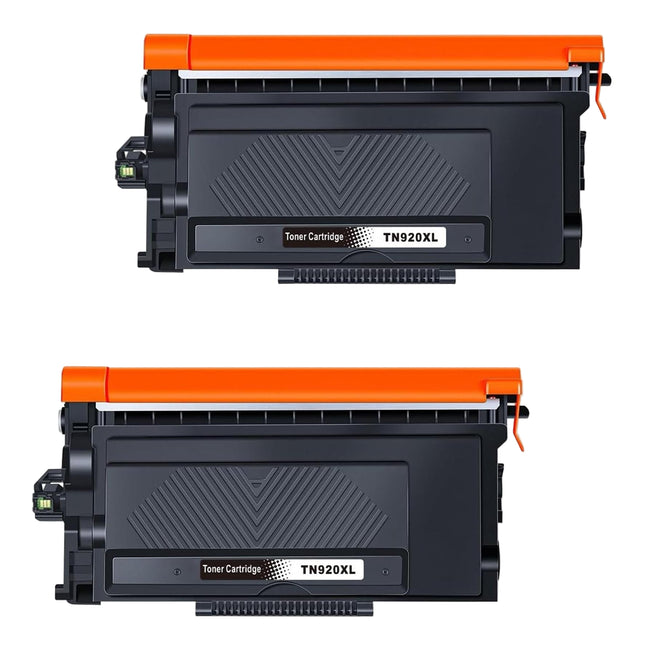 Compatible Brother TN920XL Black Toner Cartridge High Yield – 2 Pack