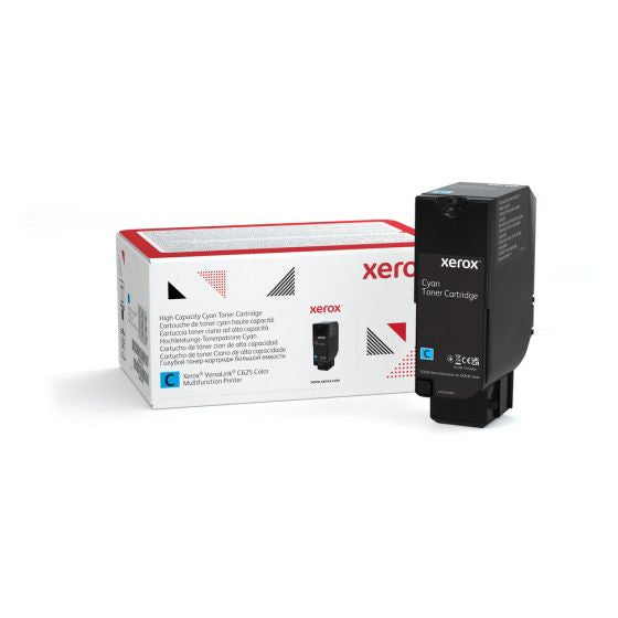 Xerox 006R04637 Original Cyan High Capacity Toner Cartridge Works With Xerox Versalink C625