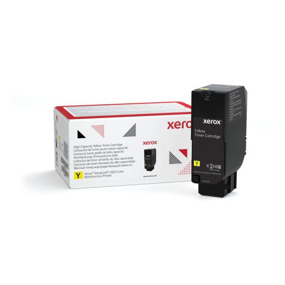 Xerox 006R04639 Original Yellow High Capacity Toner Cartridge Works With Xerox Versalink C625