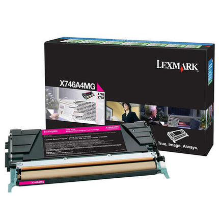 Lexmark X746A1MG Original Magenta Return Program Toner Cartridge 7K
